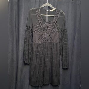 Boho style black Dex dress — size large